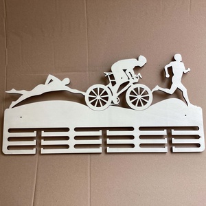 Triatlon Éremtartó Nagy 60 x 31 cm - otthon & életmód - dekoráció - fali és függő dekoráció - falra akasztható dekor - Meska.hu