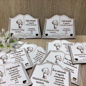Ballagási ajándék könyv alakú Tanároknak,Óvónéniknek!! - otthon & életmód - dekoráció - Meska.hu
