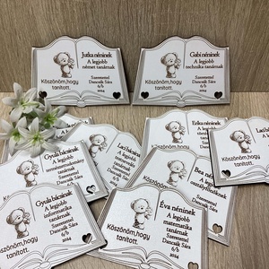 Ballagási ajándék könyv alakú Tanároknak,Óvónéniknek!! - otthon & életmód - dekoráció - Meska.hu