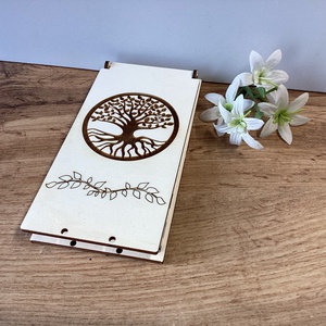 Életfa Ajándék-Pénzátadó doboz  - esküvő - emlék & ajándék - nászajándék - esküvői pénzátadó doboz - Meska.hu