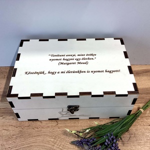 Ballagási ajándék Tea doboz  - Meska.hu