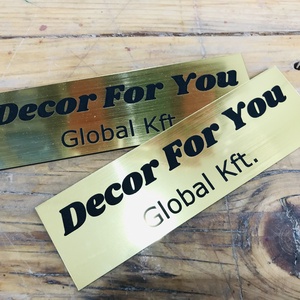 Kupa ,Serleg ,Ajtókra, Postaládákra ,érmekre ,feliratozás - otthon & életmód - dekoráció - ajtó- és ablak dekoráció - ajtótábla - Meska.hu