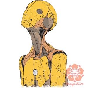 Exoskeleton ART v5 férfi póló - ruha & divat - férfi ruha - póló - Meska.hu