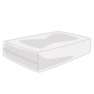 Fehér Házi Kedvenc Babzsák Fekhely Huzat, , , MESKA