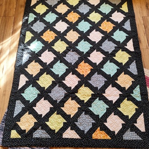 Patchwork takaró, Otthon & Életmód, Lakástextil, Ágytakaró, Patchwork, foltvarrás, MESKA