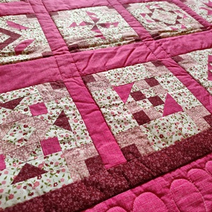 Patchwork takaró  - otthon & életmód - lakástextil - ágytakaró - Meska.hu