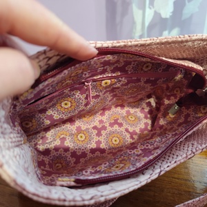 Rózsaszín oldaltáska  - táska & tok - kézitáska & válltáska - vállon átvethető táska - Meska.hu