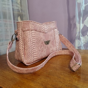 Rózsaszín oldaltáska , Táska & Tok, Kézitáska & válltáska, Vállon átvethető táska, Varrás, MESKA