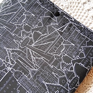 Vízhatlan laptop védő tok, város mintás, laptoptok, laptoptartó , Táska & Tok, Laptoptáska, laptop hátizsák, Varrás, MESKA