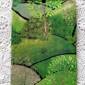 Könyvtok, tavaszi kert, tablet, e-book tok - könyv & zene - könyvtok - Meska.hu