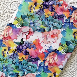 Vízhatlan laptop védő tok, akvarell, laptoptok, laptoptartó  - táska & tok - laptoptáska, laptop hátizsák - Meska.hu