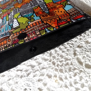 Vízhatlan könyvtok, Budapest mintás - könyv & zene - könyvtok - Meska.hu