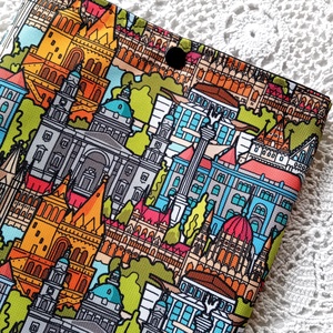 Vízhatlan könyvtok, Budapest mintás, Könyv & Zene, Könyvtok, Varrás, MESKA