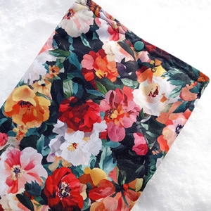 Vízhatlan könyvtok, festett virágok - könyv & zene - könyvtok - Meska.hu