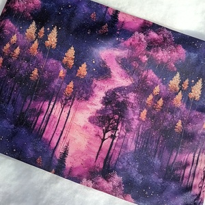 Vízhatlan laptop védő tok, misztikus erdő mintás, laptoptok, laptoptartó , Táska & Tok, Laptoptáska, laptop hátizsák, Varrás, MESKA