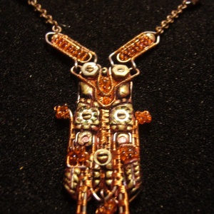 Steampunk szarvasbogár medál -  - Meska.hu