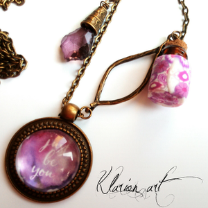 Csak légy önmagad! nyaklánc - esküvő - ékszer - ékszerszett - Meska.hu