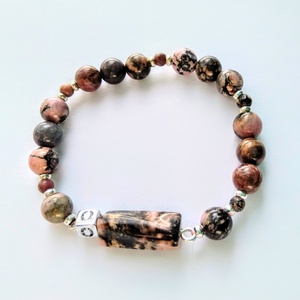 Rodonit ásvány karkötő -  - Meska.hu