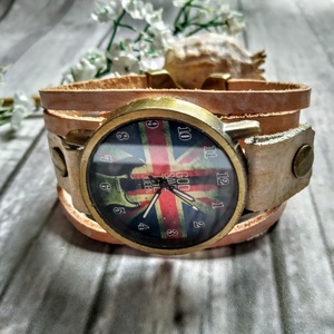 Union Jack unisex karkötőóra - ékszer - karóra és ékszeróra - karkötő óra - Meska.hu
