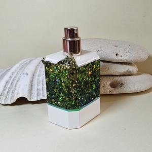 Luxus parfümtartó csillámokkal, ragyogással, Otthon & Életmód, Fürdőszoba, Parfümösüveg, Mindenmás, Kozmetikum készítés, MESKA