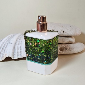 Luxus parfümtartó csillámokkal, ragyogással - otthon & életmód - fürdőszoba - parfümösüveg - Meska.hu