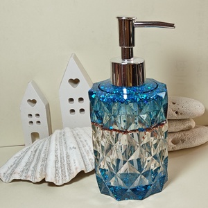 Luxus folyékony szappantartó csillámokkal, áttetsző ragyogással, Otthon & Életmód, Fürdőszoba, Szappantartó, Mindenmás, Kozmetikum készítés, MESKA