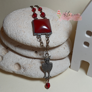 Baglyos nyaklánc - Meska.hu