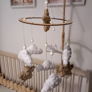 Kiságyforgó  - baba - mama - baba játékok - kiságyforgó - Meska.hu