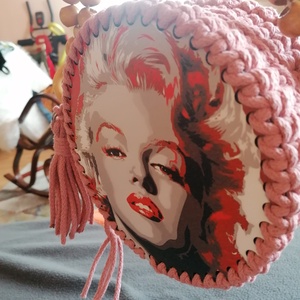 Marilyn Monroe táska, Táska & Tok, Kézitáska & válltáska, Válltáska, Varrás, Meska