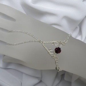 Ametiszt színű kézékszer - Meska.hu