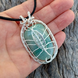 Skorpió achát kővel, Ékszer, Nyaklánc, Medálos nyaklánc, Ékszerkészítés, MESKA