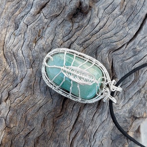 Skorpió achát kővel - ékszer - nyaklánc - medálos nyaklánc - Meska.hu