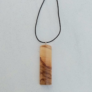 Nyaklánc olajfa medállal - ékszer - nyaklánc - medálos nyaklánc - Meska.hu