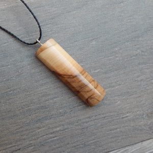 Nyaklánc olajfa medállal, Ékszer, Nyaklánc, Medálos nyaklánc, Ékszerkészítés, Fémmegmunkálás, MESKA