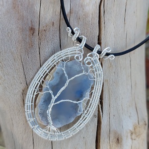 Ezüstözött drótékszer szett életfa motívummal - ékszer - ékszerszett - Meska.hu