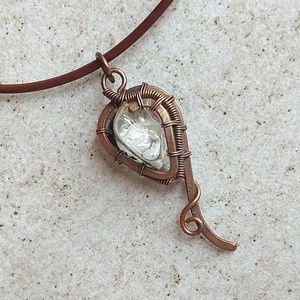 Hegyikristály drótékszer szett - ékszer - ékszerszett - Meska.hu