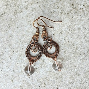 Hegyikristály drótékszer szett - ékszer - ékszerszett - Meska.hu