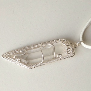 Hegyikristály nyaklánc - ékszer - nyaklánc - medálos nyaklánc - Meska.hu