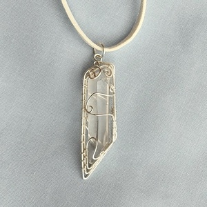 Hegyikristály nyaklánc - ékszer - nyaklánc - medálos nyaklánc - Meska.hu