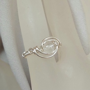 Hegyikristály gyűrű, Ékszer, Gyűrű, Szoliter gyűrű, Ékszerkészítés, MESKA