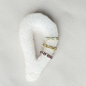 Gyerek fülékszer drótból és gyöngyökből, Ékszer, Fülbevaló, Fülékszer, Ékszerkészítés, MESKA