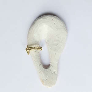 Gyerek fülékszer drótból és gyöngyökből - ékszer - fülbevaló - fülékszer - Meska.hu