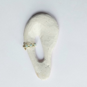 Gyerek fülékszer drótból és gyöngyökből - ékszer - fülbevaló - fülékszer - Meska.hu