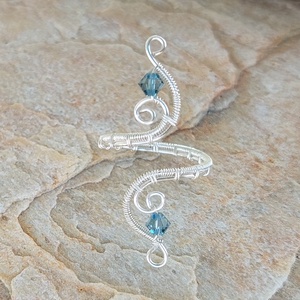 Ezüstözött drót gyűrű  - ékszer - gyűrű - vékony gyűrű - Meska.hu