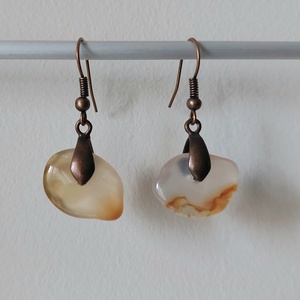 Vörösréz és karneol ékszer szett - ékszer - ékszerszett - Meska.hu