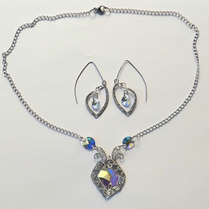 Acél drót esküvői ékszer szett  - esküvő - esküvői szett - Meska.hu