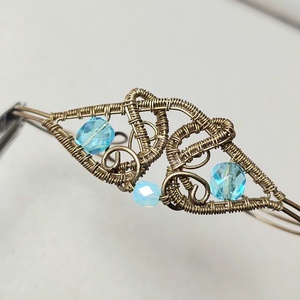 Három ujjas sárgaréz gyűrű gyöngyökkel - ékszer - gyűrű - gyöngyös gyűrű - Meska.hu