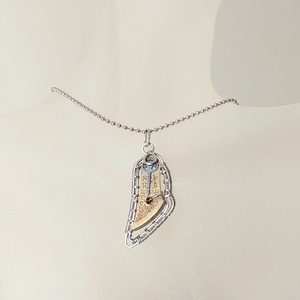 Steampunk unisex acél nyaklánc - ékszer - nyaklánc - medálos nyaklánc - Meska.hu