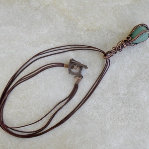 Aventurin karmok között nyaklánc - ékszer - nyaklánc - medálos nyaklánc - Meska.hu