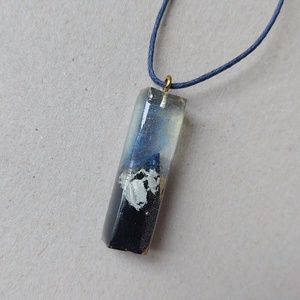 Havas hegytető műgyanta nyaklánc  - ékszer - nyaklánc - medálos nyaklánc - Meska.hu